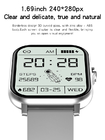 Blood Pressure Sporty Smart Watch 5ATM Pink Smart Watch Waterproof