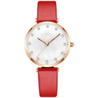 32mm Small Dial Watch Women'S Quartz Watch Fashion Multicolor Leather Strap For Matching