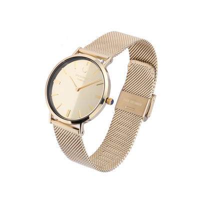 Luxury 36mm Stainless Steel Quartz Watch Custom Logo Ladies Mirror